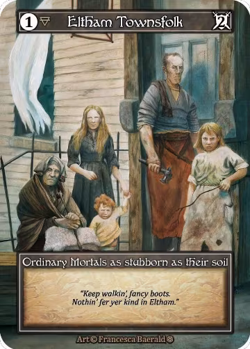 Eltham Townsfolk (Foil), Gothic — Sorcery card price