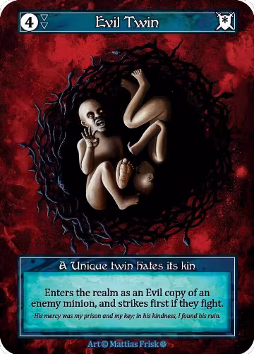 Evil Twin (Foil), Gothic — Sorcery card price