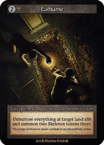 Exhume, Gothic — Sorcery card price