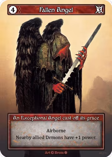 Fallen Angel (Foil), Gothic — Sorcery card price