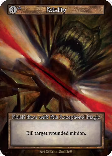 Fatality, Gothic — Sorcery card price
