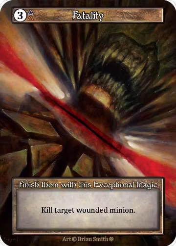 Fatality (Foil), Gothic — Sorcery card price