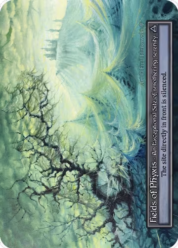 Fields of Phyxis (Foil), Gothic — Sorcery card price