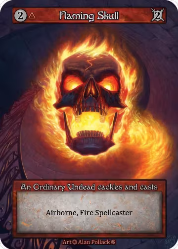 Flaming Skull, Gothic — Sorcery card price