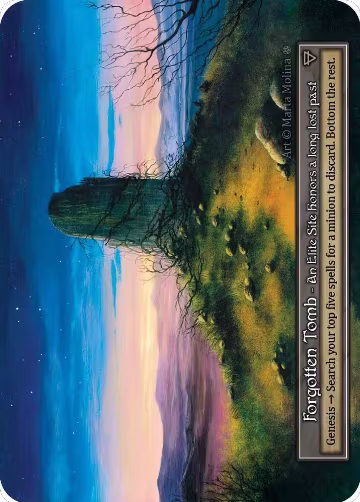 Forgotten Tomb (Foil), Gothic — Sorcery card price