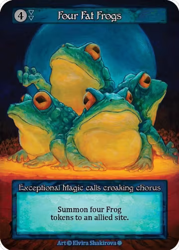Four Fat Frogs, Gothic — Sorcery card price