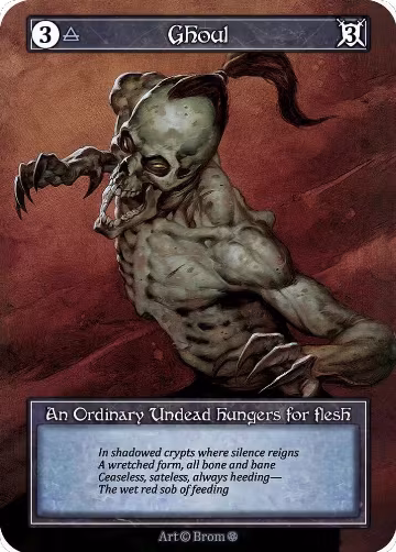 Ghoul (Foil), Gothic — Sorcery card price