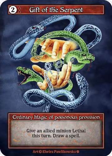 Gift of the Serpent (Foil), Gothic — Sorcery card price