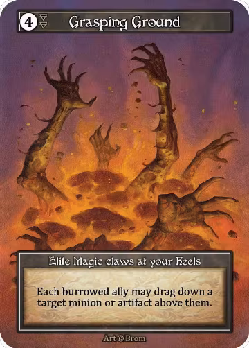 Grasping Ground (Foil), Gothic — Sorcery card price