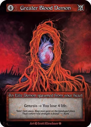 Greater Blood Demon, Gothic — Sorcery card price
