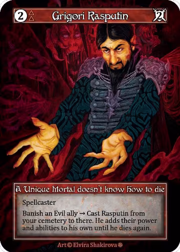 Grigori Rasputin (Foil), Gothic — Sorcery card price