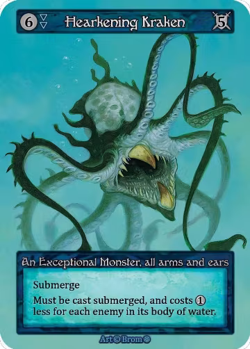 Hearkening Kraken, Gothic — Sorcery card price