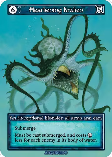 Hearkening Kraken (Foil), Gothic — Sorcery card price
