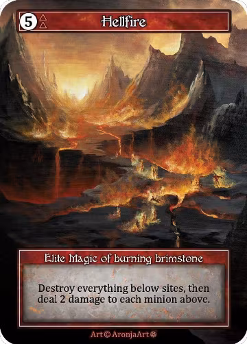 Hellfire (Foil), Gothic — Sorcery card price