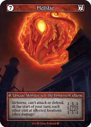 Hellstar (Foil), Gothic — Sorcery card price