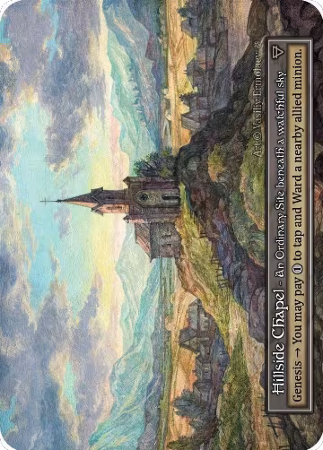 Hillside Chapel (Foil), Gothic — Sorcery card price