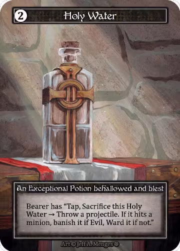 Holy Water (Foil), Gothic — Sorcery card price