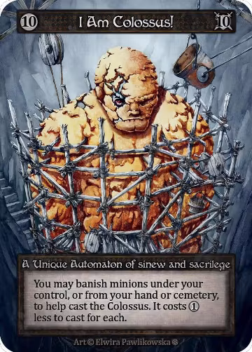 I Am Colossus!, Gothic — Sorcery card price