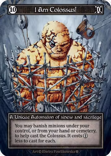 I Am Colossus! (Foil), Gothic — Sorcery card price