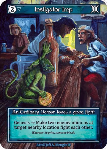 Instigator Imp (Foil), Gothic — Sorcery card price