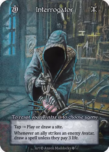 Interrogator (Foil), Gothic — Sorcery card price
