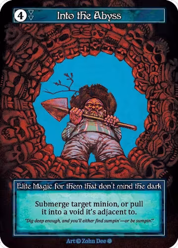 Into the Abyss (Foil), Gothic — Sorcery card price