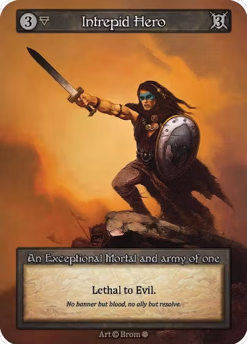 Intrepid Hero, Gothic — Sorcery card price