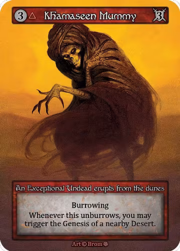 Khamaseen Mummy, Gothic — Sorcery card price