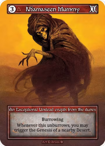 Khamaseen Mummy (Foil), Gothic — Sorcery card price