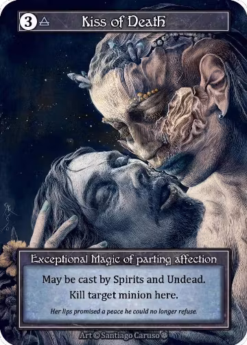 Kiss of Death (Foil), Gothic — Sorcery card price