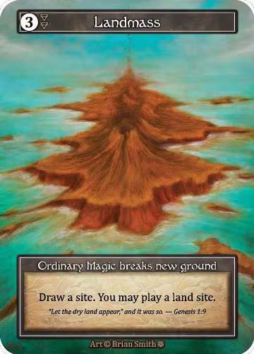 Landmass (Foil), Gothic — Sorcery card price