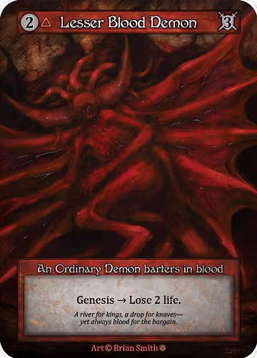 Lesser Blood Demon, Gothic — Sorcery card price