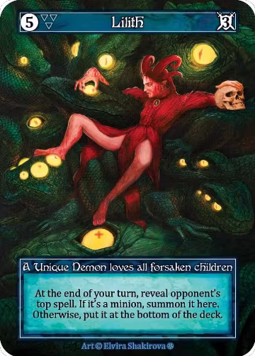 Lilith (Foil), Gothic — Sorcery card price