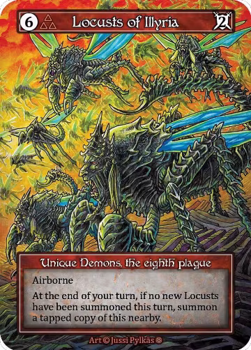 Locusts of Illyria (Foil), Gothic — Sorcery card price