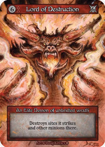 Lord of Destruction, Gothic — Sorcery card price