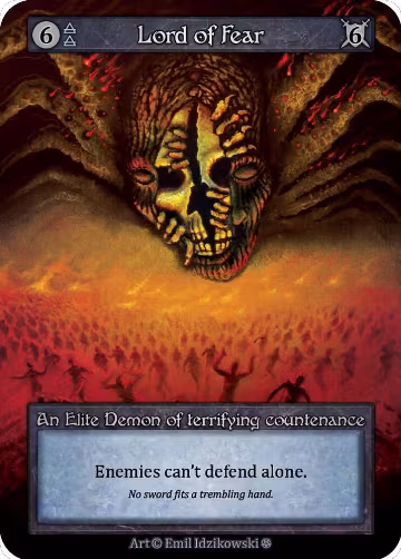 Lord of Fear, Gothic — Sorcery card price