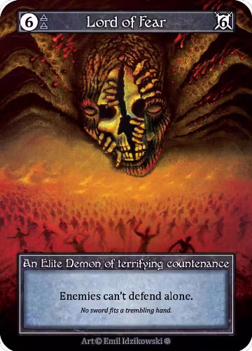 Lord of Fear (Foil), Gothic — Sorcery card price