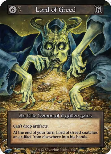 Lord of Greed, Gothic — Sorcery card price