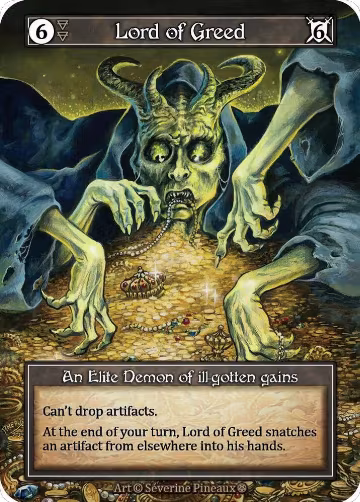 Lord of Greed (Foil), Gothic — Sorcery card price