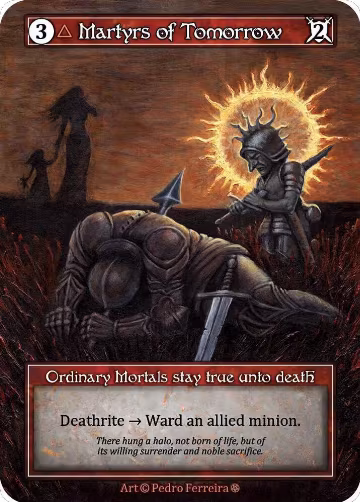 Martyrs of Tomorrow (Foil), Gothic — Sorcery card price