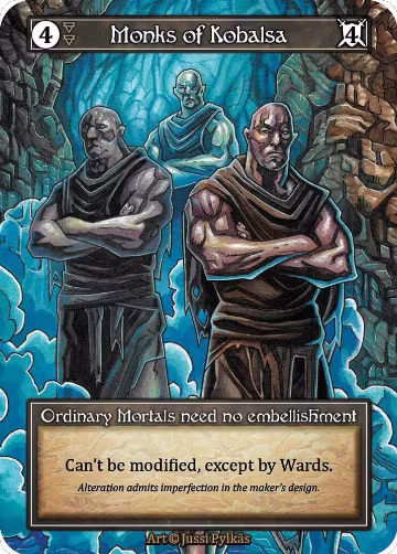 Monks of Kobalsa (Foil), Gothic — Sorcery card price