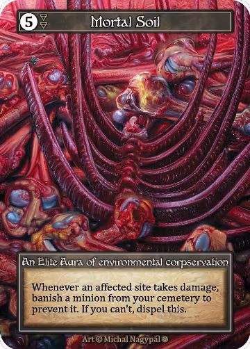 Mortal Soil (Foil), Gothic — Sorcery card price