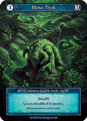 Moss Troll (Foil), Gothic — Sorcery card price