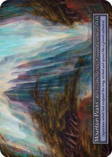 Mountain Peaks (Foil), Gothic — Sorcery card price