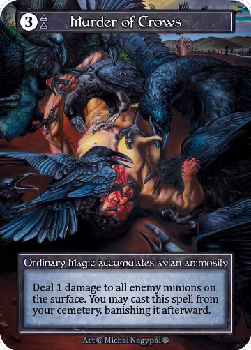 Murder of Crows (Foil), Gothic — Sorcery card price