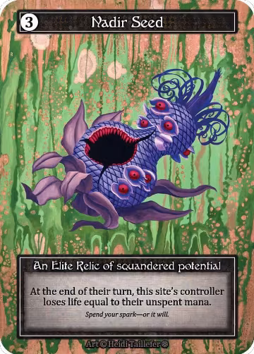 Nadir Seed (Foil), Gothic — Sorcery card price