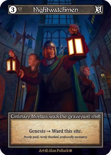 Nightwatchmen (Foil), Gothic — Sorcery card price