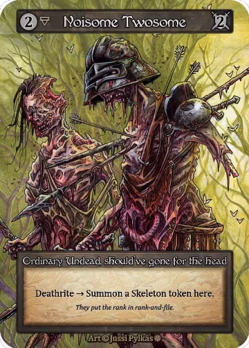 Noisome Twosome, Gothic — Sorcery card price