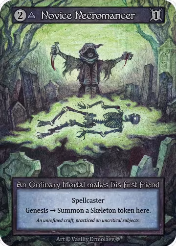 Novice Necromancer, Gothic — Sorcery card price