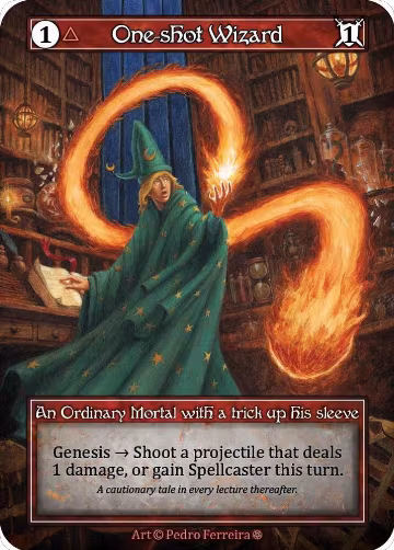 One-shot Wizard (Foil), Gothic — Sorcery card price